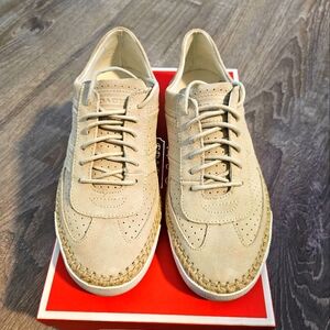 Coach Parson Suede, Size 8, Chalk/Cream